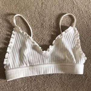 Out From Under White Bralette